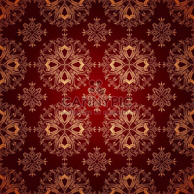 Vector vintage red color floral background - vector gratuit #126008 
