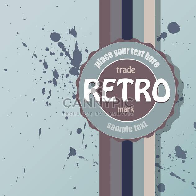 Vector colorful retro background with spray paint signs - Free vector #126388