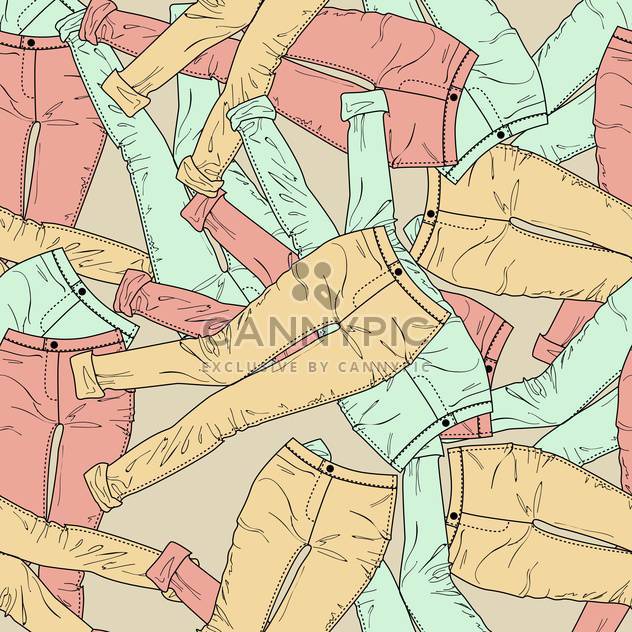 Vector colorful background with fashion pants - Kostenloses vector #126638