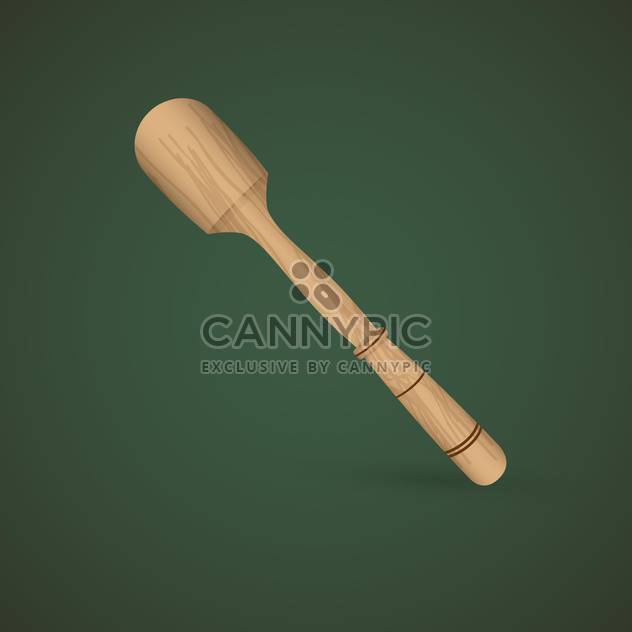 Wooden stick vector illustration - vector gratuit #128198 
