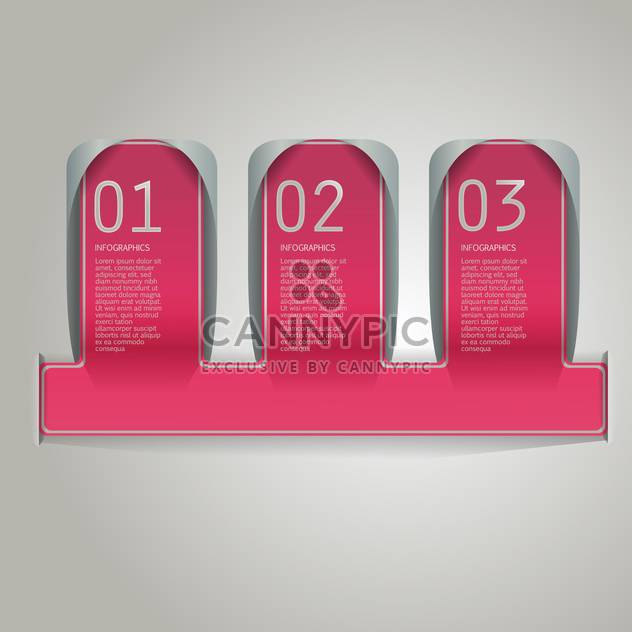 Vector banners with numbers and sample text - vector #128488 gratis
