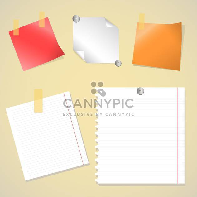 office vector stickers set - Free vector #129068