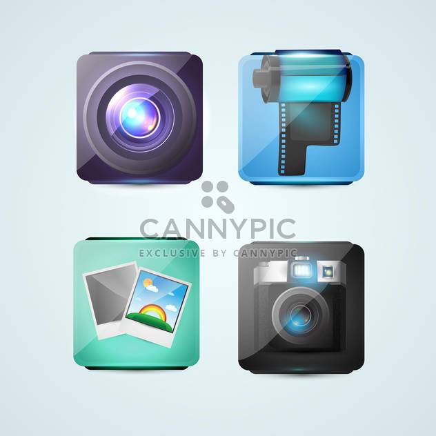 Vector photo icons for web use - Kostenloses vector #131098