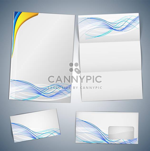 business cards and envelope template - vector #132748 gratis