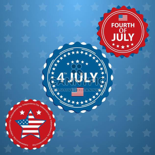 american independence day background - vector gratuit #133888 