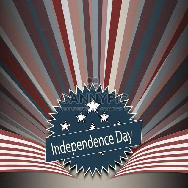 american independence day poster - vector gratuit #134638 