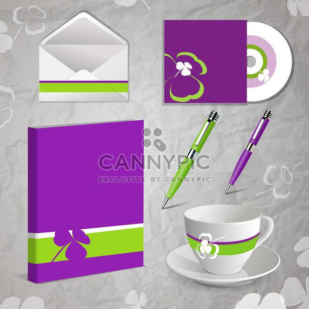 Vector template of business kit - Kostenloses vector #130138
