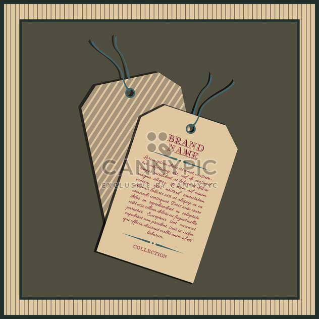 Vector collection of vintage and retro labels - vector #131018 gratis