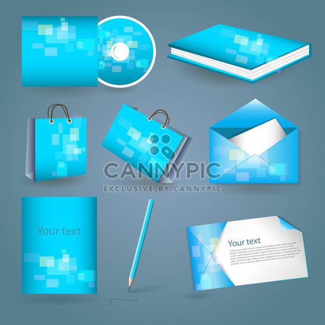Set of templates corporate identity - vector #131118 gratis