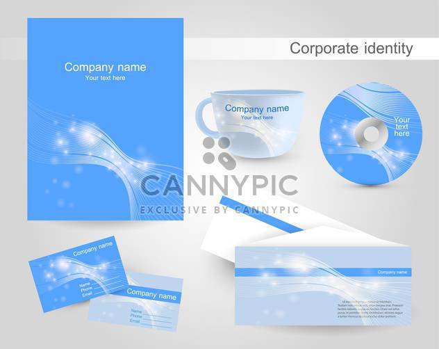 Set of templates corporate identity - vector #131268 gratis