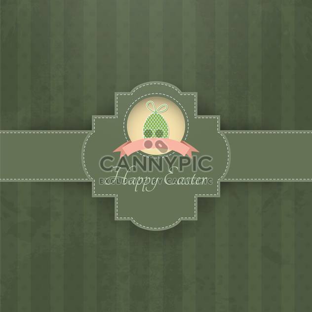 vintage background for happy easter holiday - vector gratuit #132628 