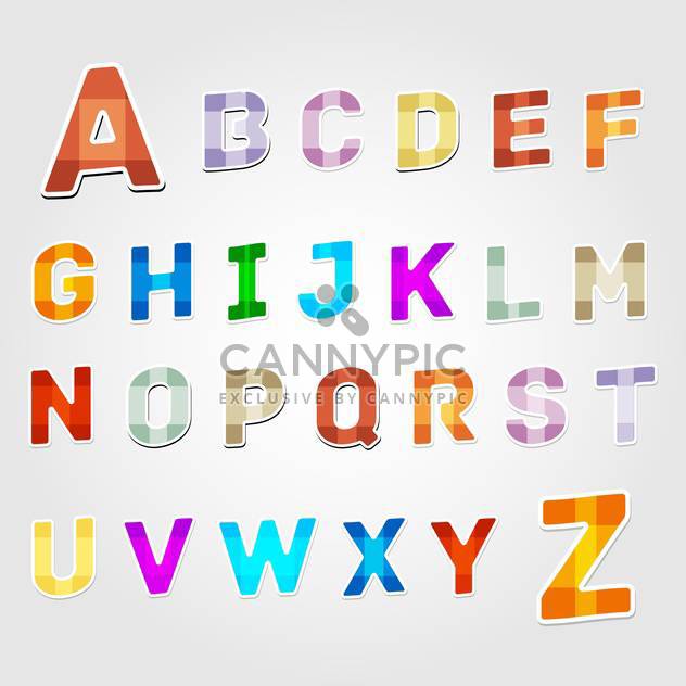 education alphabet vector letters set - vector gratuit #132708 