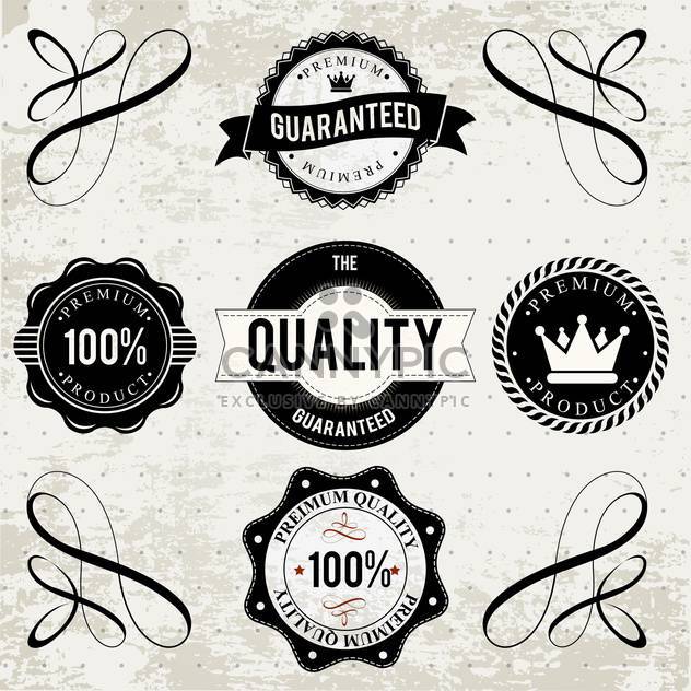 collection of high quality labels - vector #133938 gratis