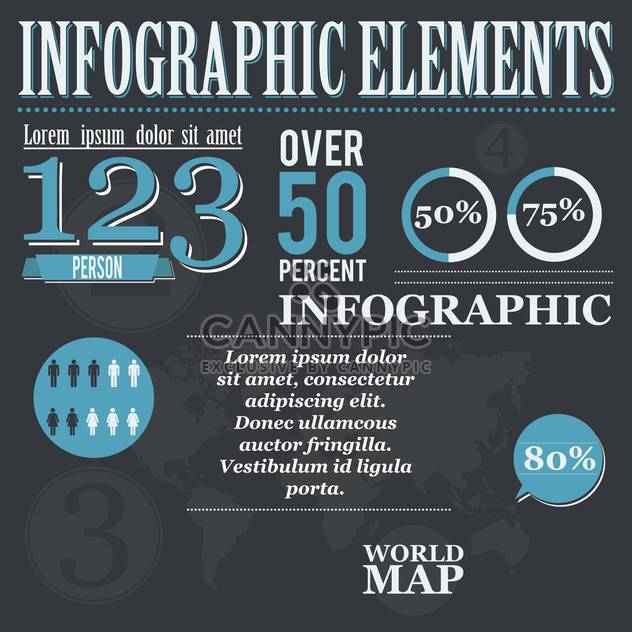 abstract business infographic set - Free vector #134398