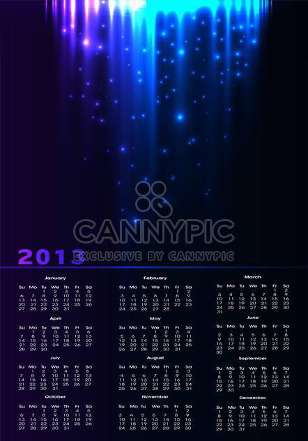 year calendar vector background - vector gratuit #134698 